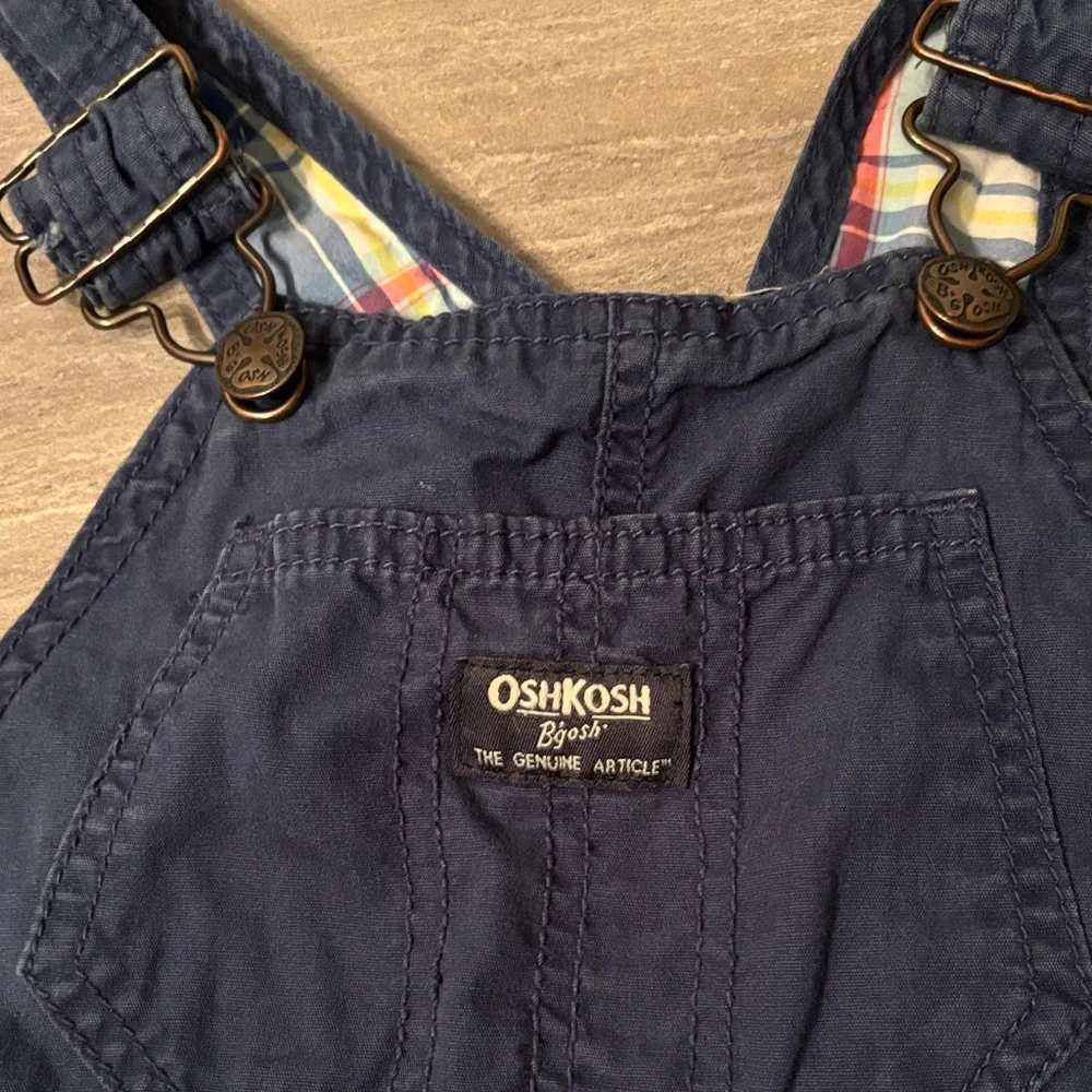 OshKosh B'gosh Dark Blue Kids Overalls